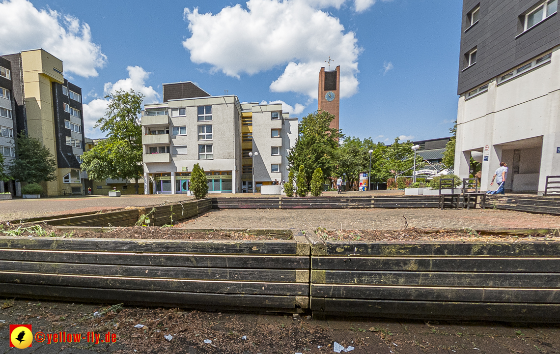 12.06.2023 - kein Grün mehr im Biergarten im Marx-Zentrum